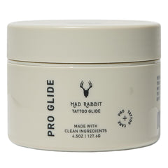 Mad Rabbit Tattoo Artist Glide bottle shows clean vegan formula for smooth tattooing