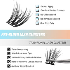 Madam Fifi 156-cluster kit for customizable natural to dramatic looks