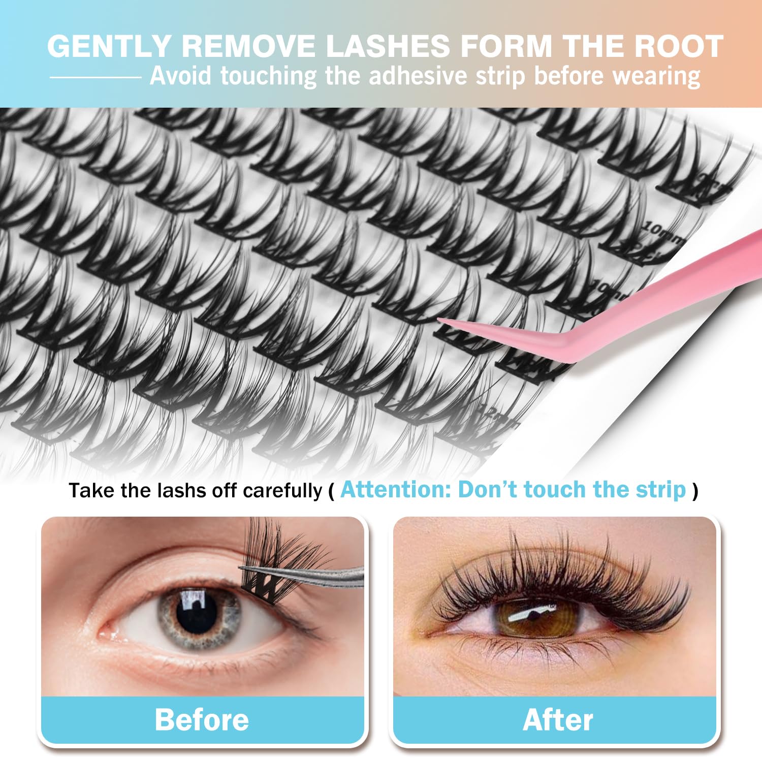 Madam Fifi feather-light lashes feel comfortable all day