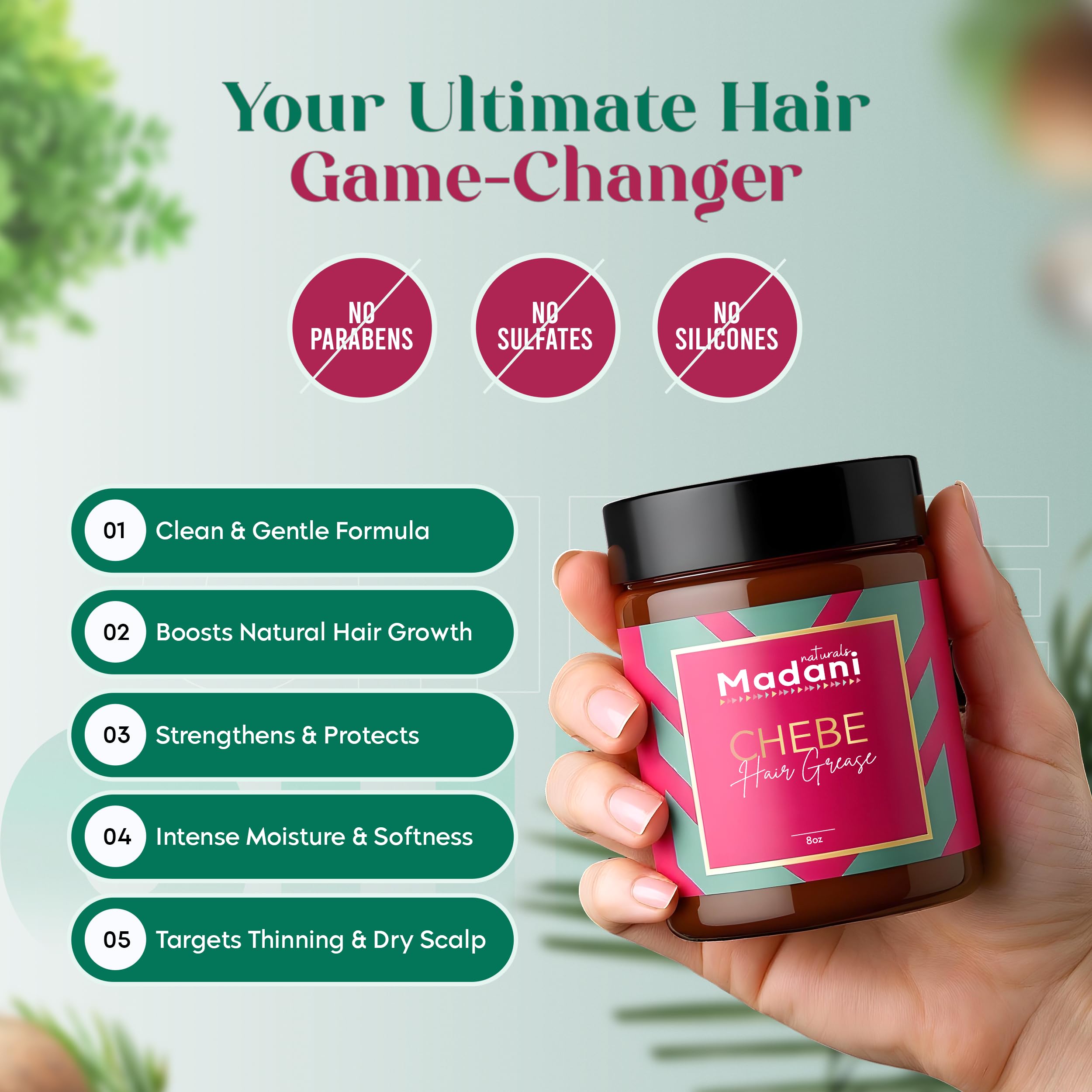 Vegan care label emphasizes chemical-free, safe hair routine