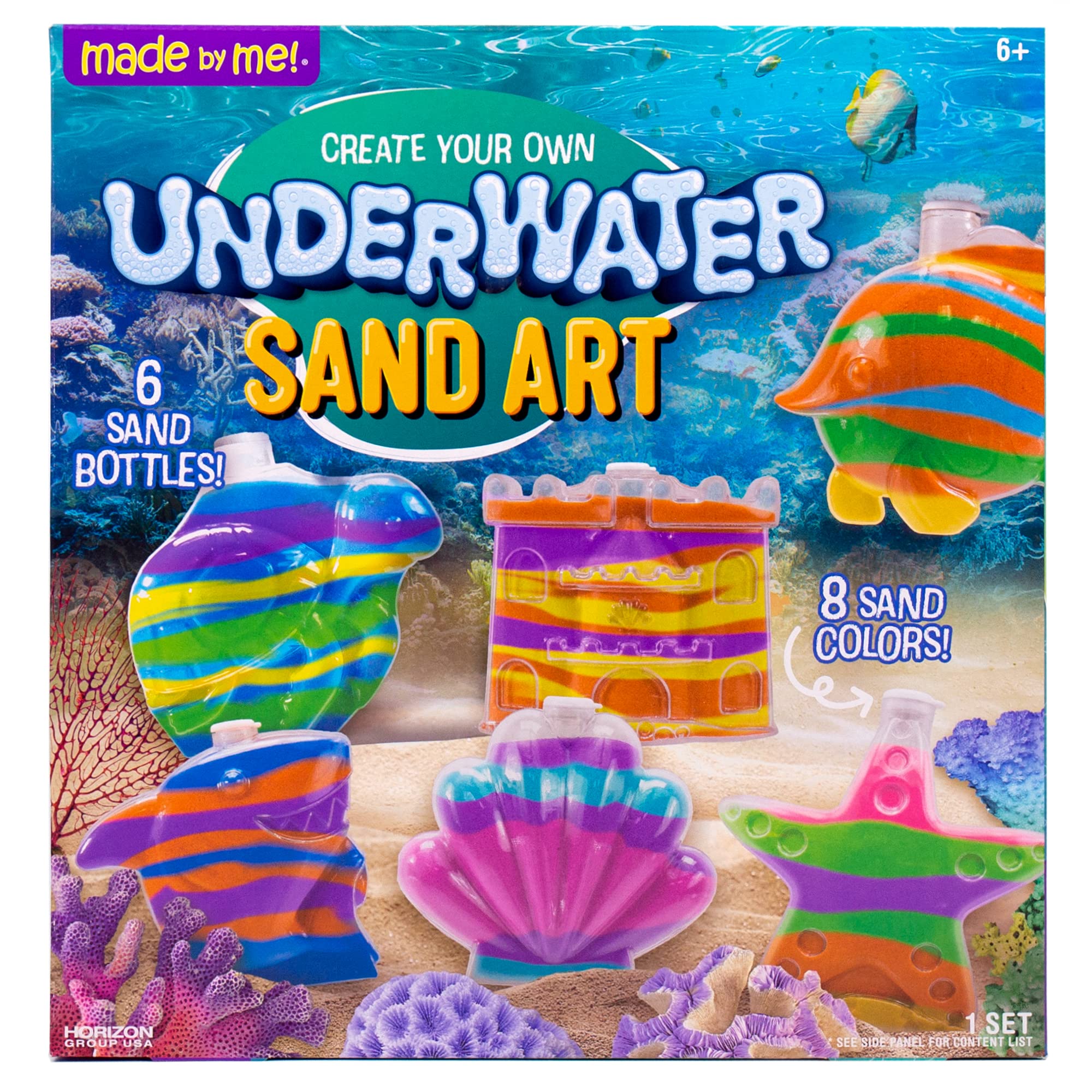 Made By Me glitter packet adds sparkle to ocean art