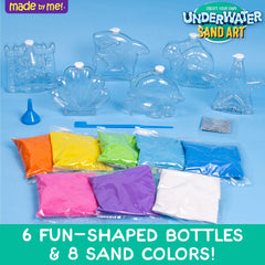 Made By Me turtle bottle offers rainbow sands for tactile crafting