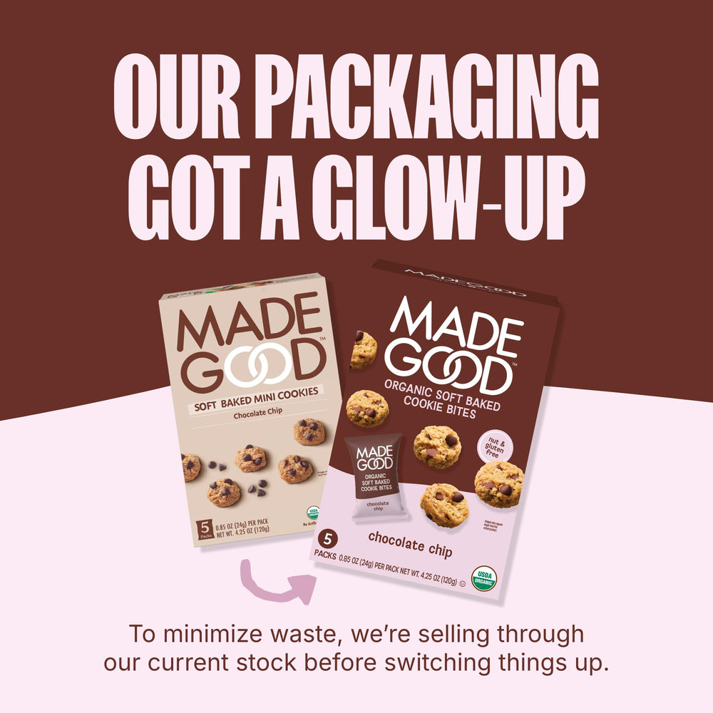 Made Good kid-friendly snack in a lunchbox-ready pack.