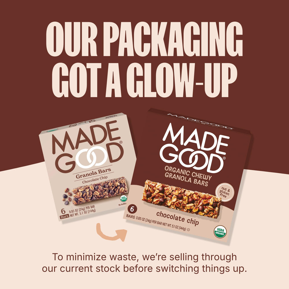 40-count box of MadeGood bars makes healthy snacking easy.