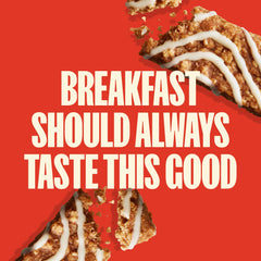 MadeGood Mornings Cinnamon Bun soft baked texture shown for cozy morning bite.