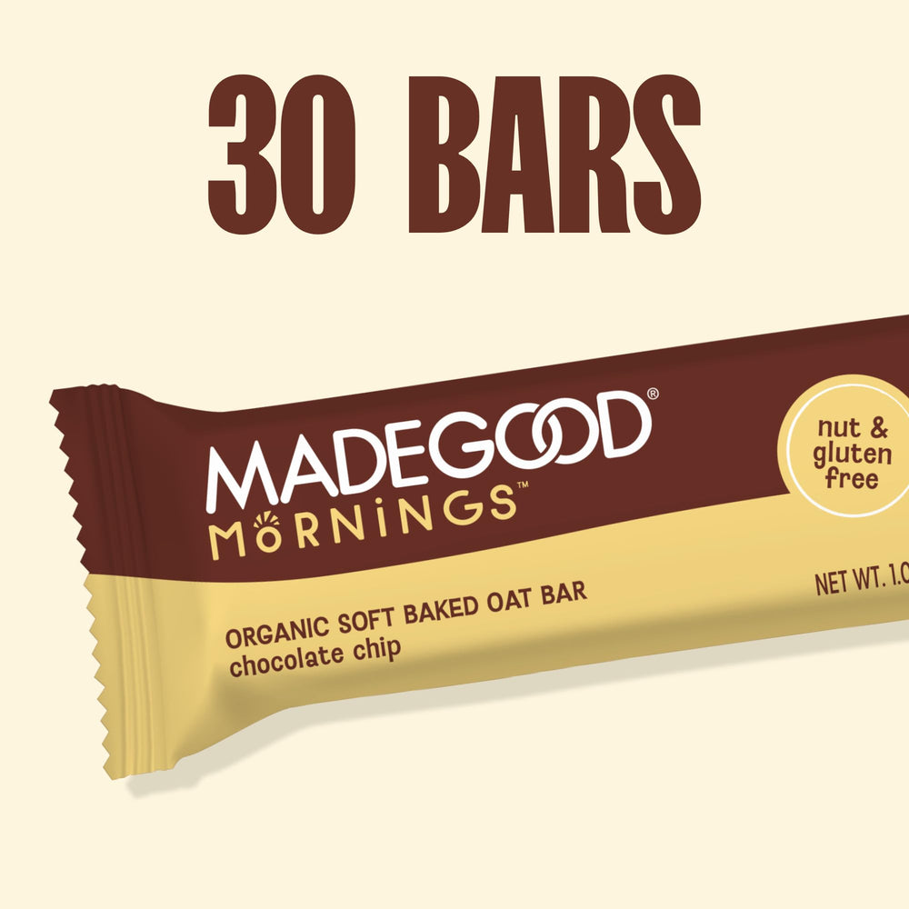 MadeGood Mornings bulk box with 30 bars