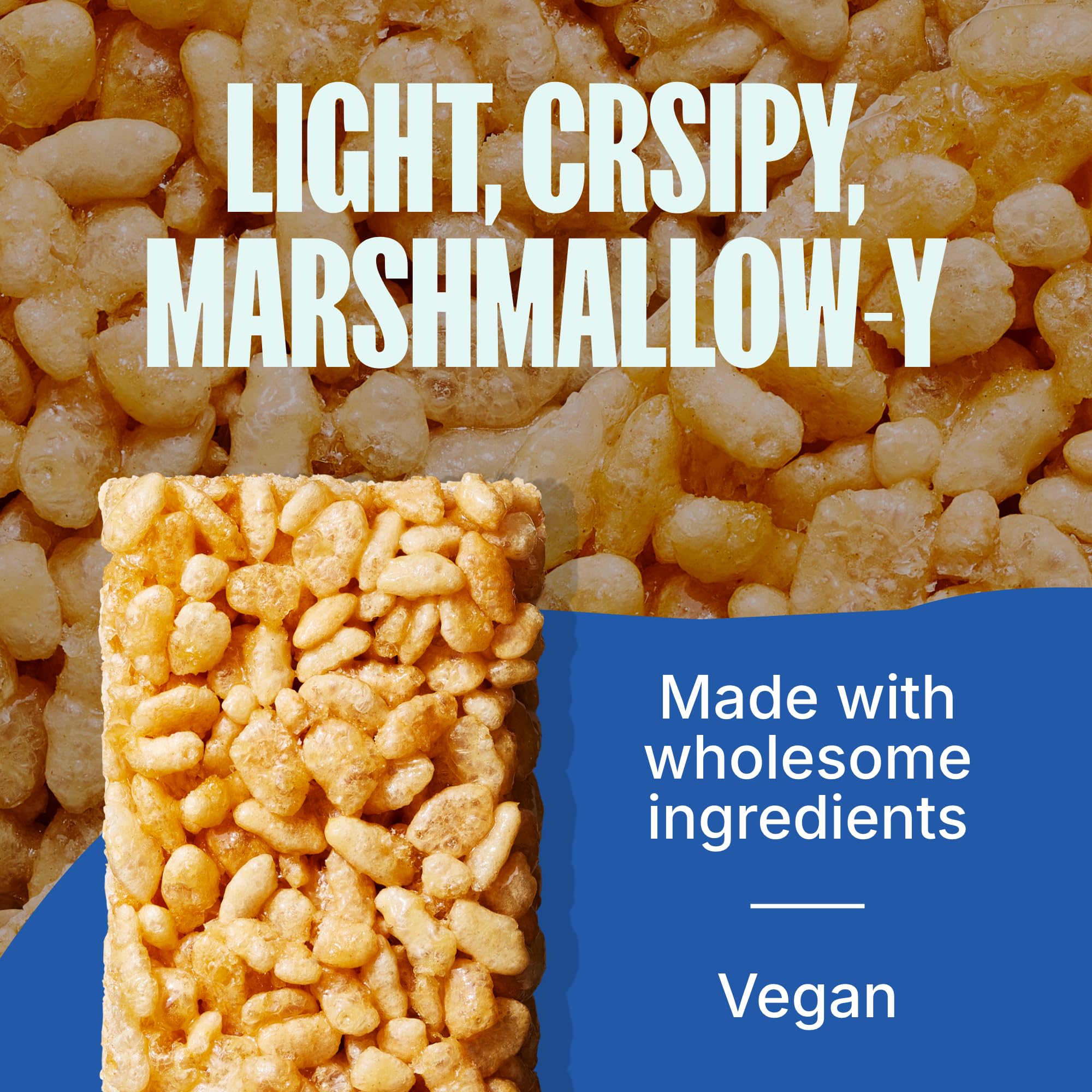 MadeGood Vanilla Crispy Squares packaging showcases a snack with allergy-friendly ingredients.