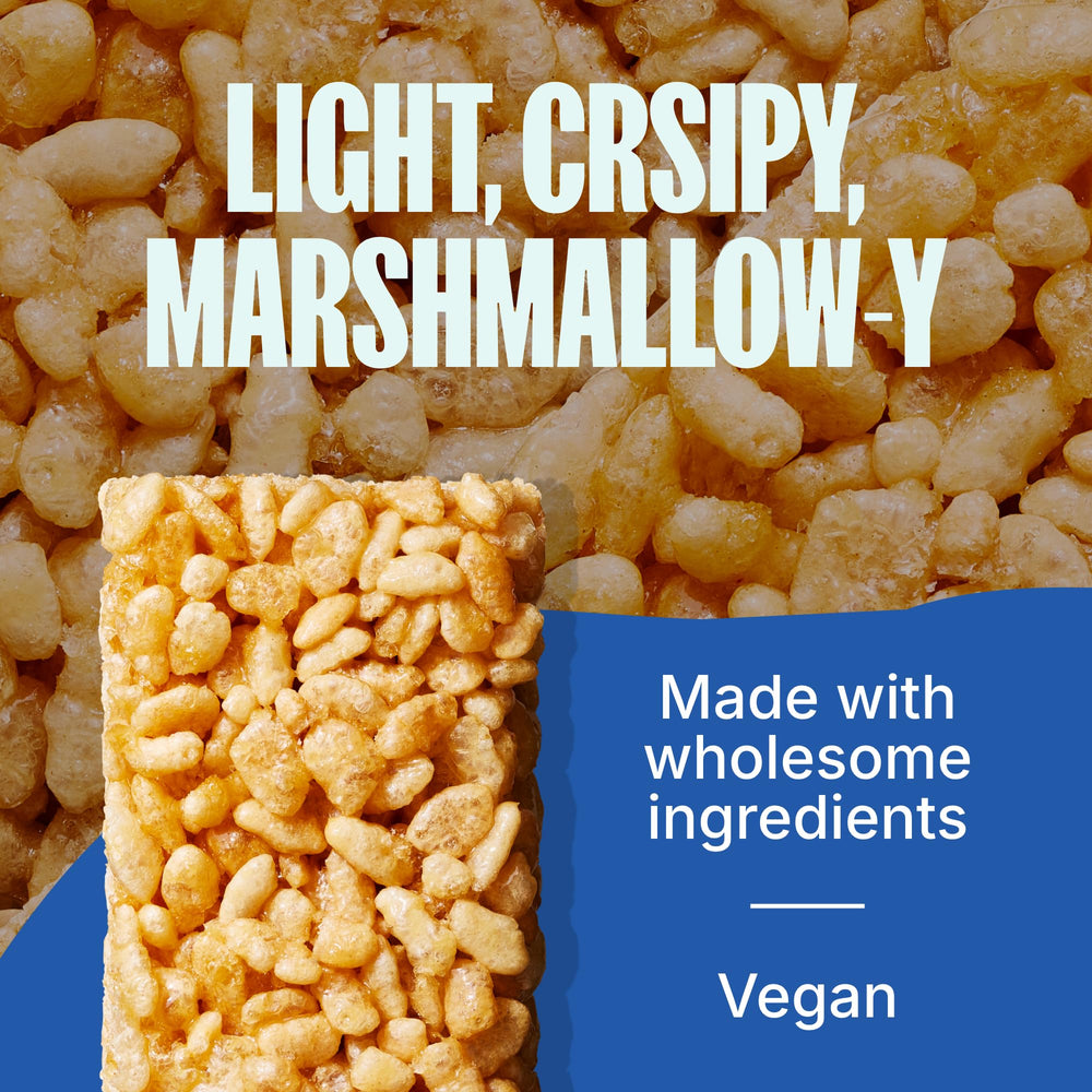 MadeGood Vanilla Crispy Squares packaging showcases a snack with allergy-friendly ingredients.