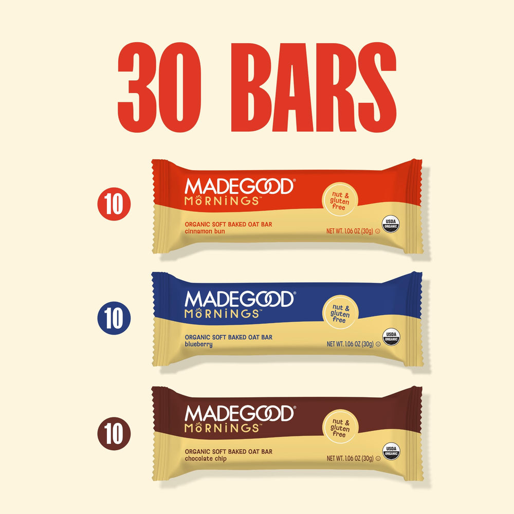 MadeGood Vegan Chocolate Bars with allergy-friendly ingredients.