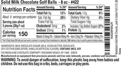 Madelaine golf ball candy close-up, showcasing premium wrapping and bite-sized flavor for tastings.