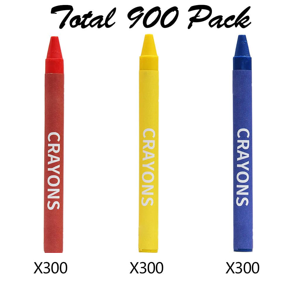 Madisi Crayons 300 Packs: easy distribution for group art activities.