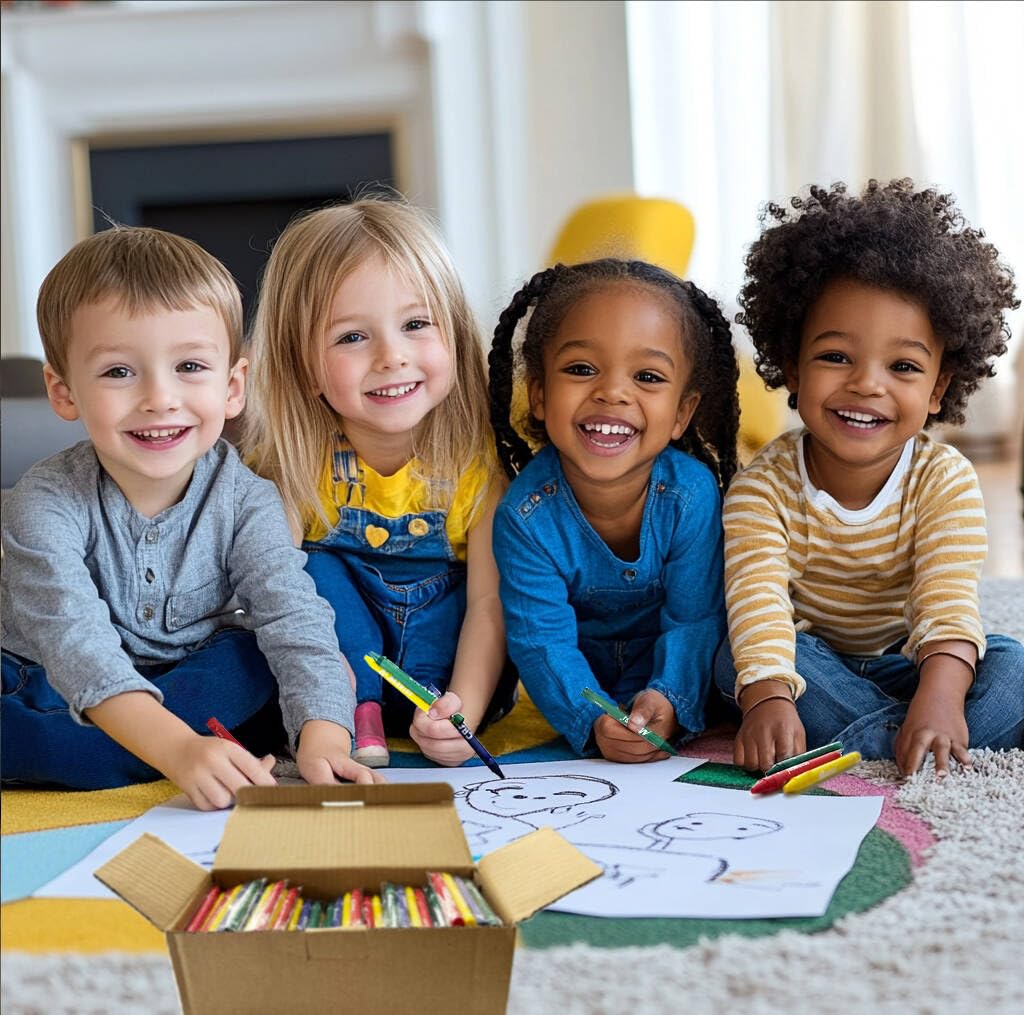 Madisi crayons non-toxic for ages 3 and up, safe for kids.