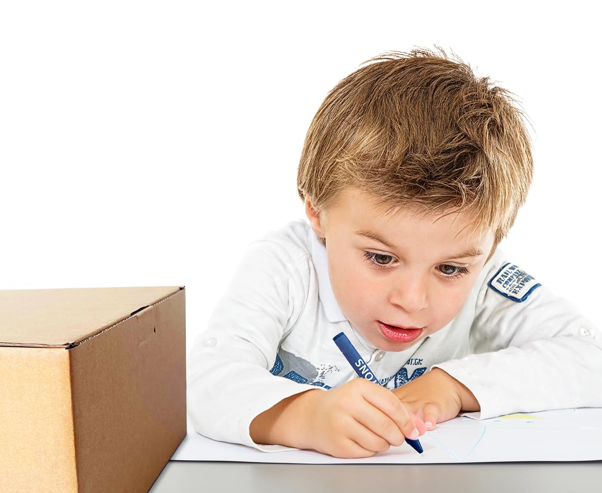 Madisi Crayons Sturdy Storage Box: keeps crayons neat and protected between sessions.