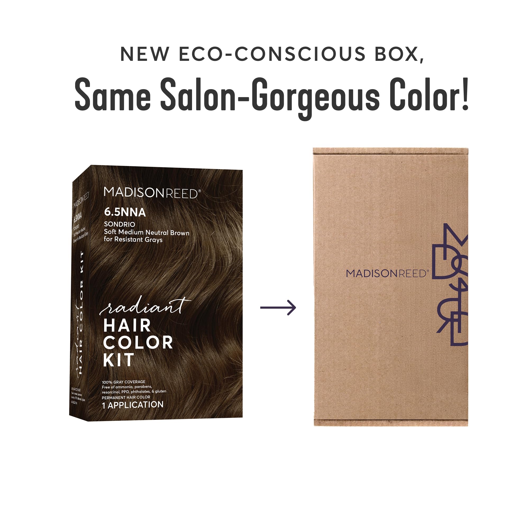 Madison Reed Activator coats hair for even color.