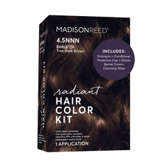 Madison Reed Radiant Color Kit Barletta Brown packaging showing all-in-one components for home coloring