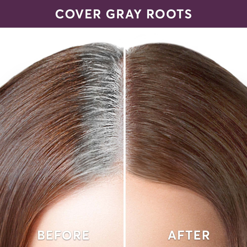Terra medium brown powder swatch blends naturally for color matching.