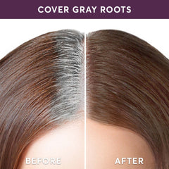 Terra medium brown powder swatch blends naturally for color matching.