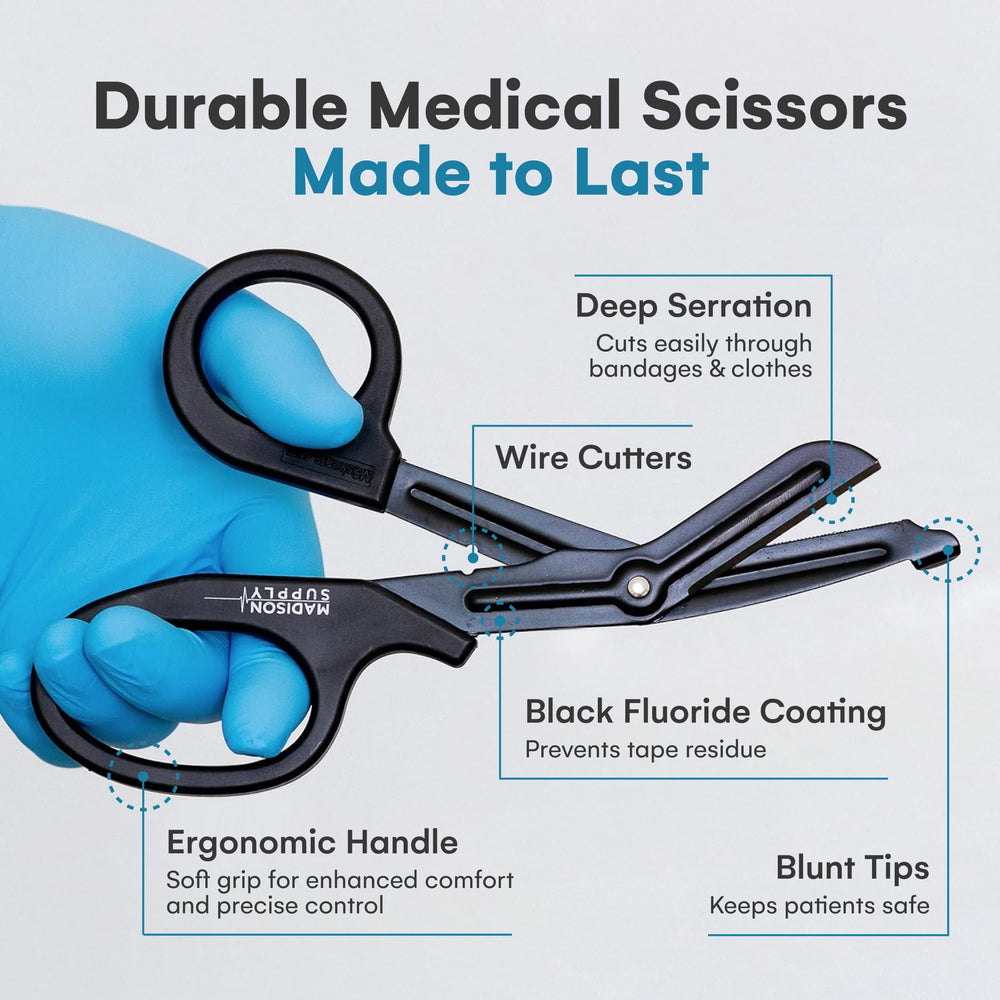 Madison Supply blunt tip design protects patients during care.