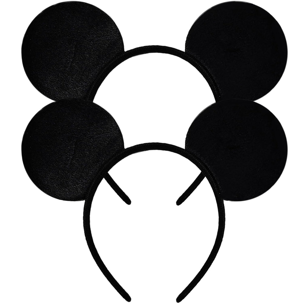 MADO black 2-pack mouse ears headband, comfortable all-day wear for events.