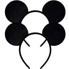 MADO black 2-pack mouse ears headband, comfortable all-day wear for events.