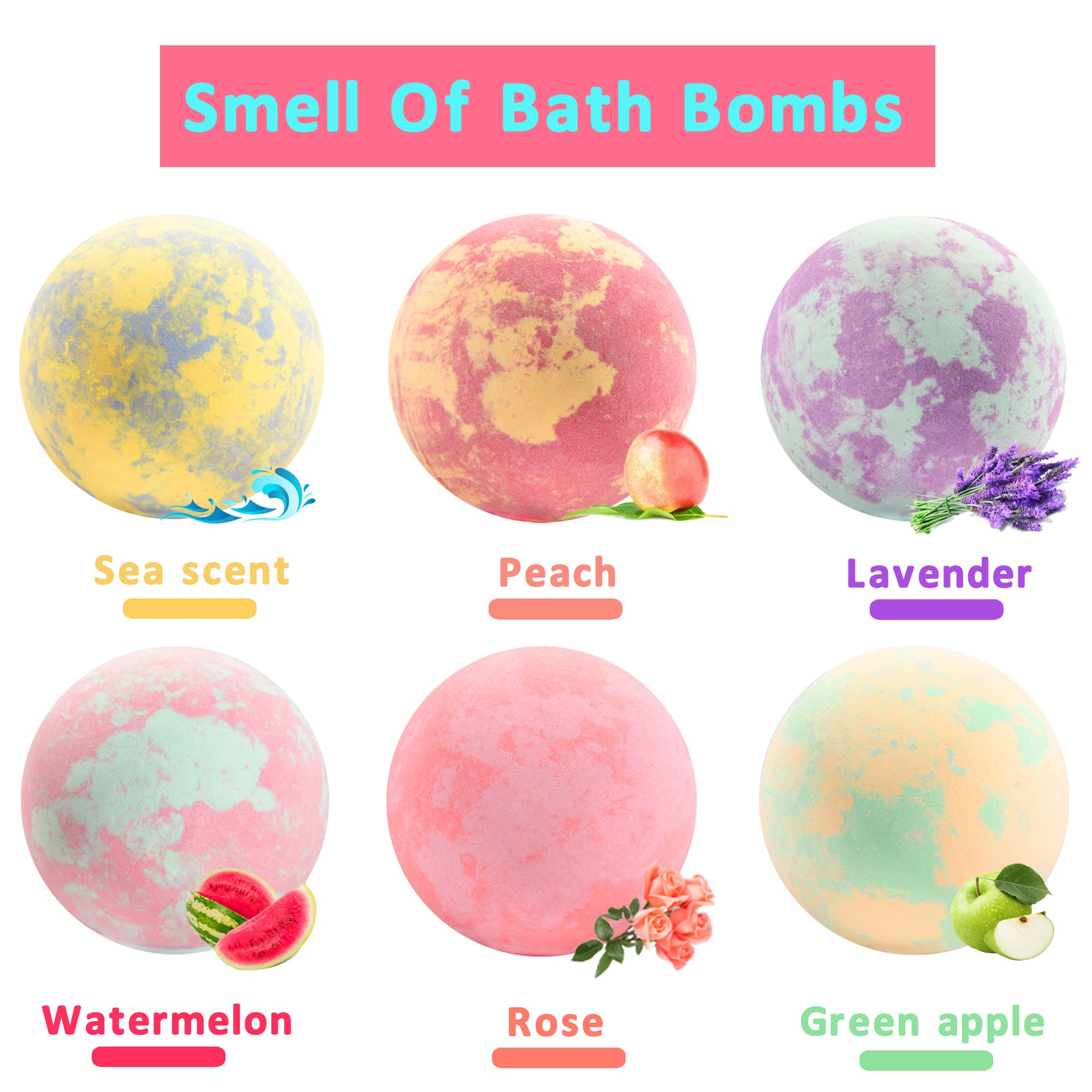 MADO Unicorn Bath Bombs fizz with bright colors for visual bath entertainment.