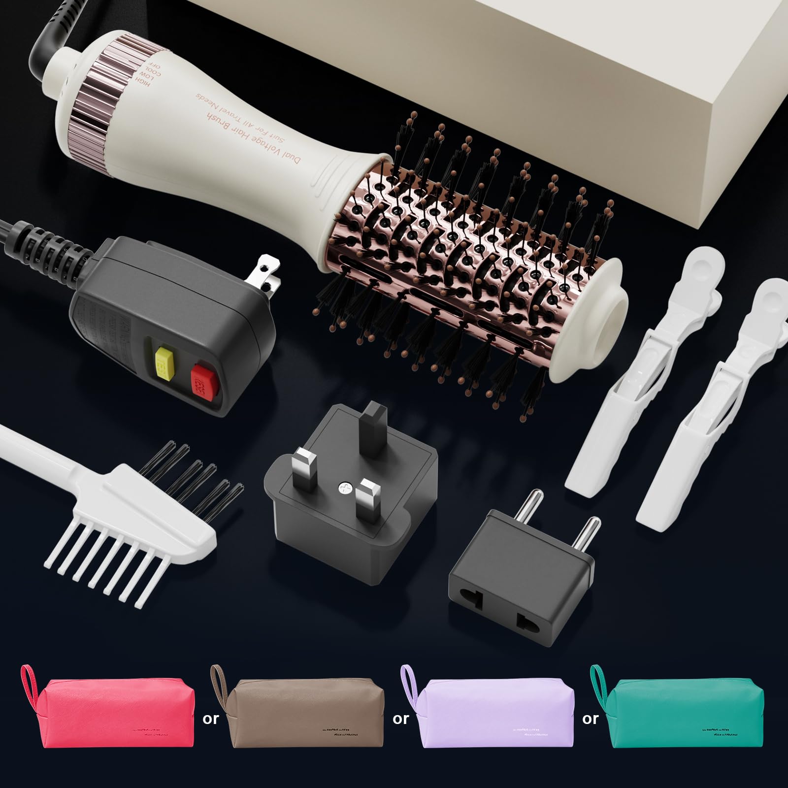 Madremía includes US EU and UK plugs for international use