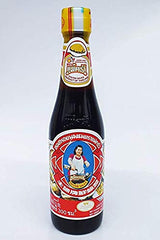 Maekrua Thai Oyster Sauce bottle front with rich glaze