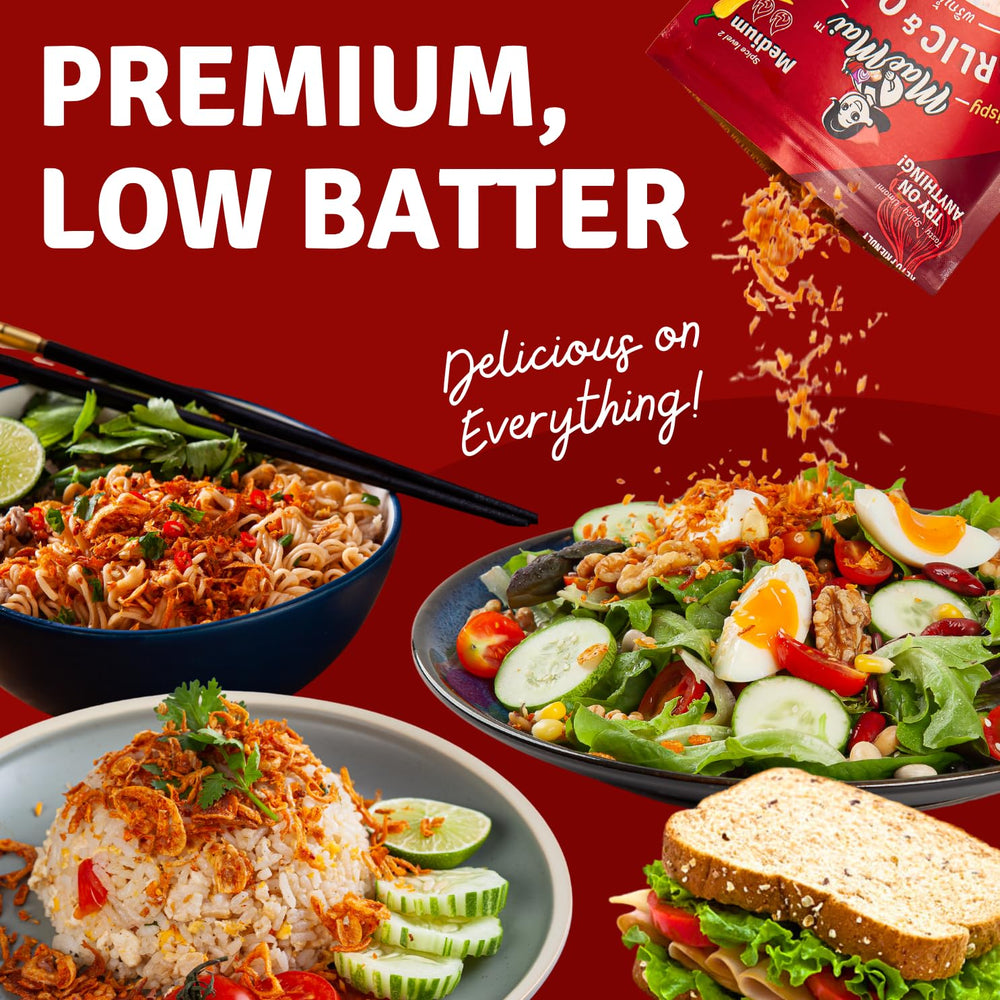 MaeMai spice sprinkled on rice showcases elevated everyday meals.