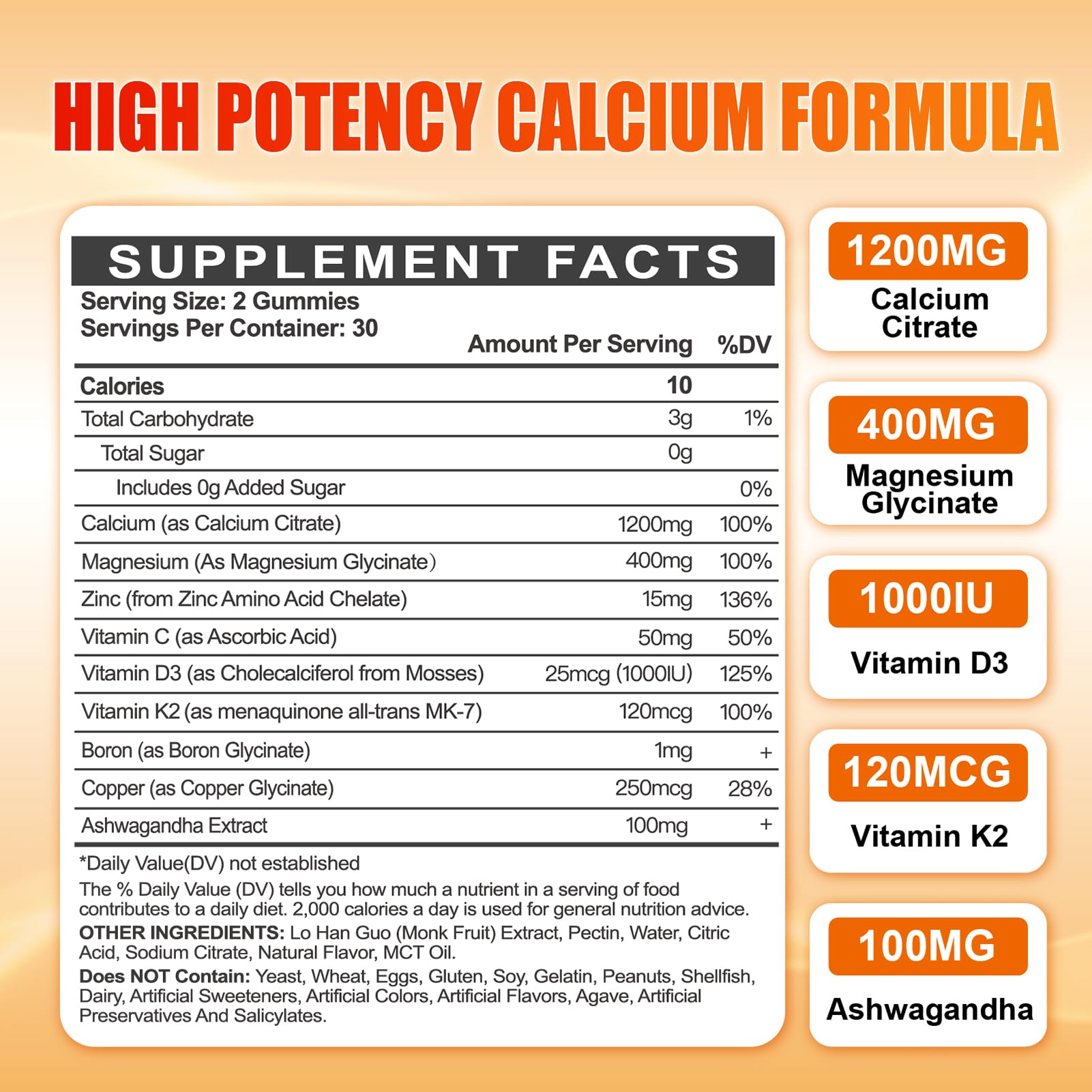 Maennyliy Calcium D3 K2 gummies show bone support and daily balance.