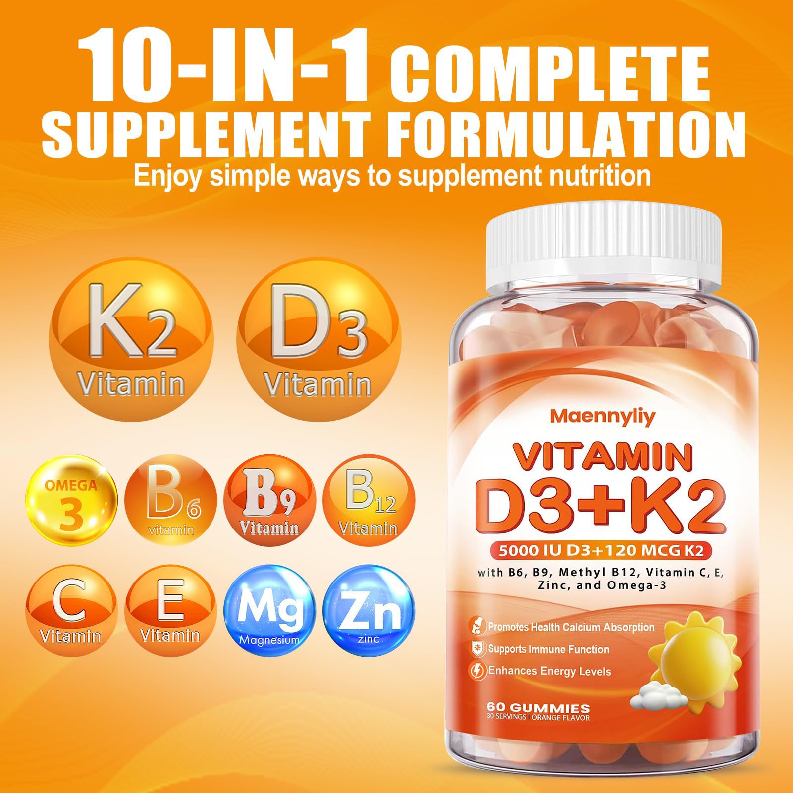 Maennyliy Omega-3 gummies highlight fat-soluble vitamin absorption
