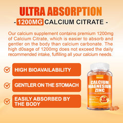 Maennyliy orange-flavor calcium gummies offer a tasty, sugar-free option.