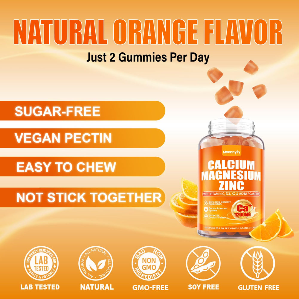 Maennyliy vegan sugar-free calcium gummies present a clean, digestible option.