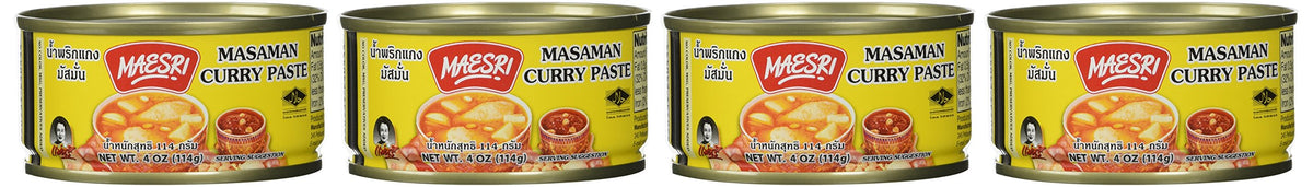 Maesri Massaman curry paste bottle for authentic Thai flavor in quick curries