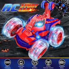Mafbeanl RC car with rechargeable battery and LED wheel lights for night fun