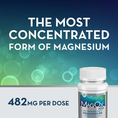 Mag-Ox 400 label 482 mg emphasizes high-potency magnesium per dose.
