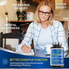 Magceutics Magtein capsules closeup highlighting easy-to-swallow design