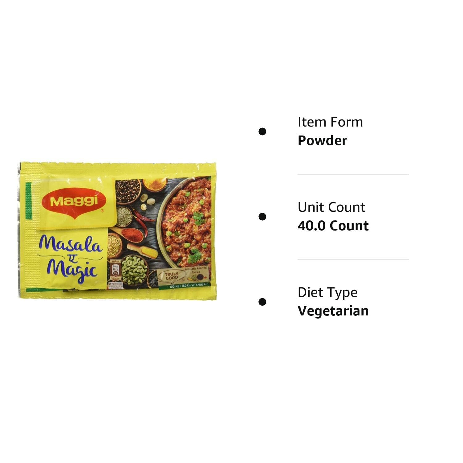 MAGGI Masala-ae-Magic ready dish with rich, flavorful finish.