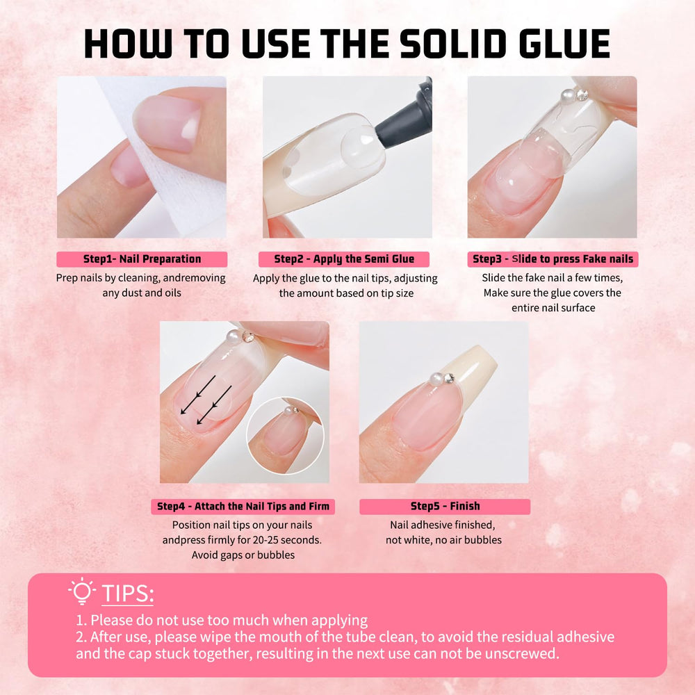 MAGIC ARMOR quick-drying glue enables secure attachment for daily activities