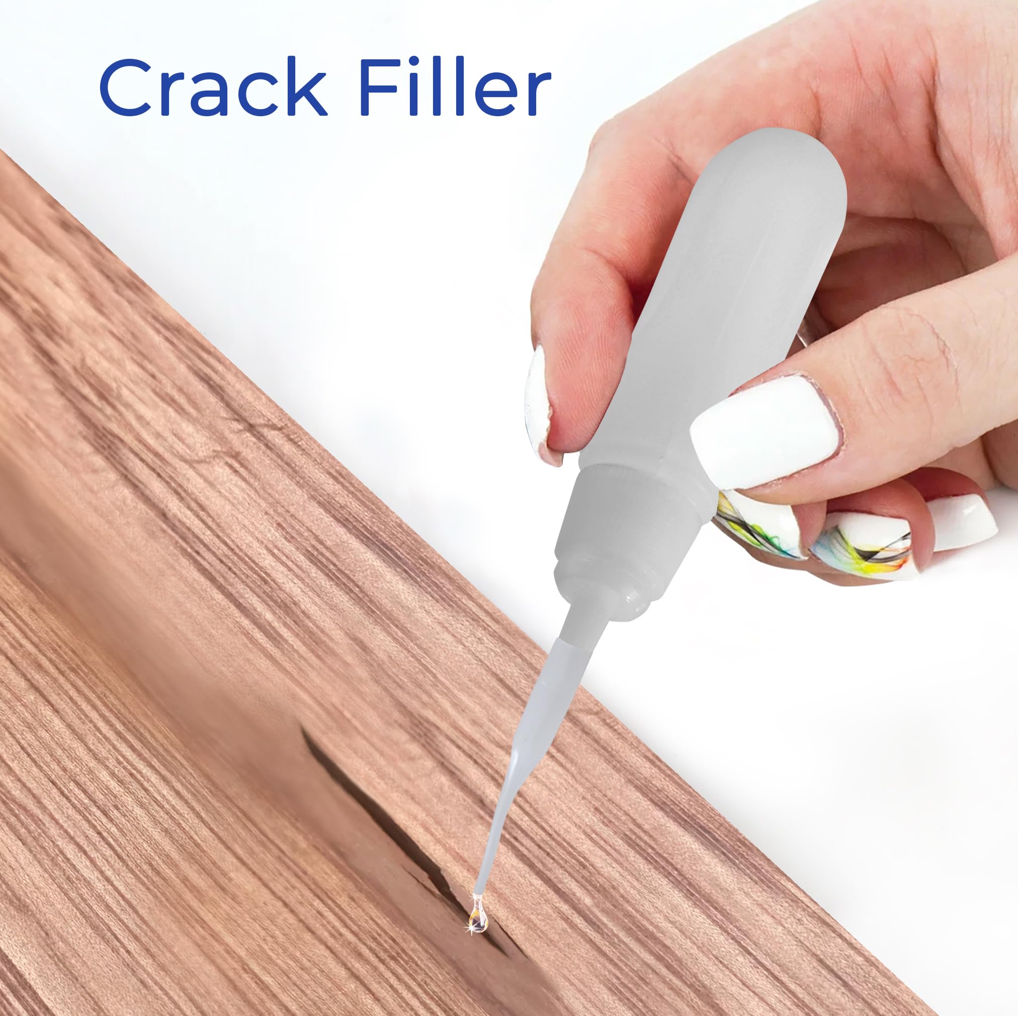 Magic Chems CA Glue with Activator fixes porcelain and ceramic pieces