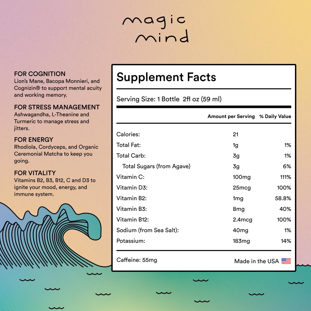Magic Mind 15-pack outer box on shelf for daily routine.