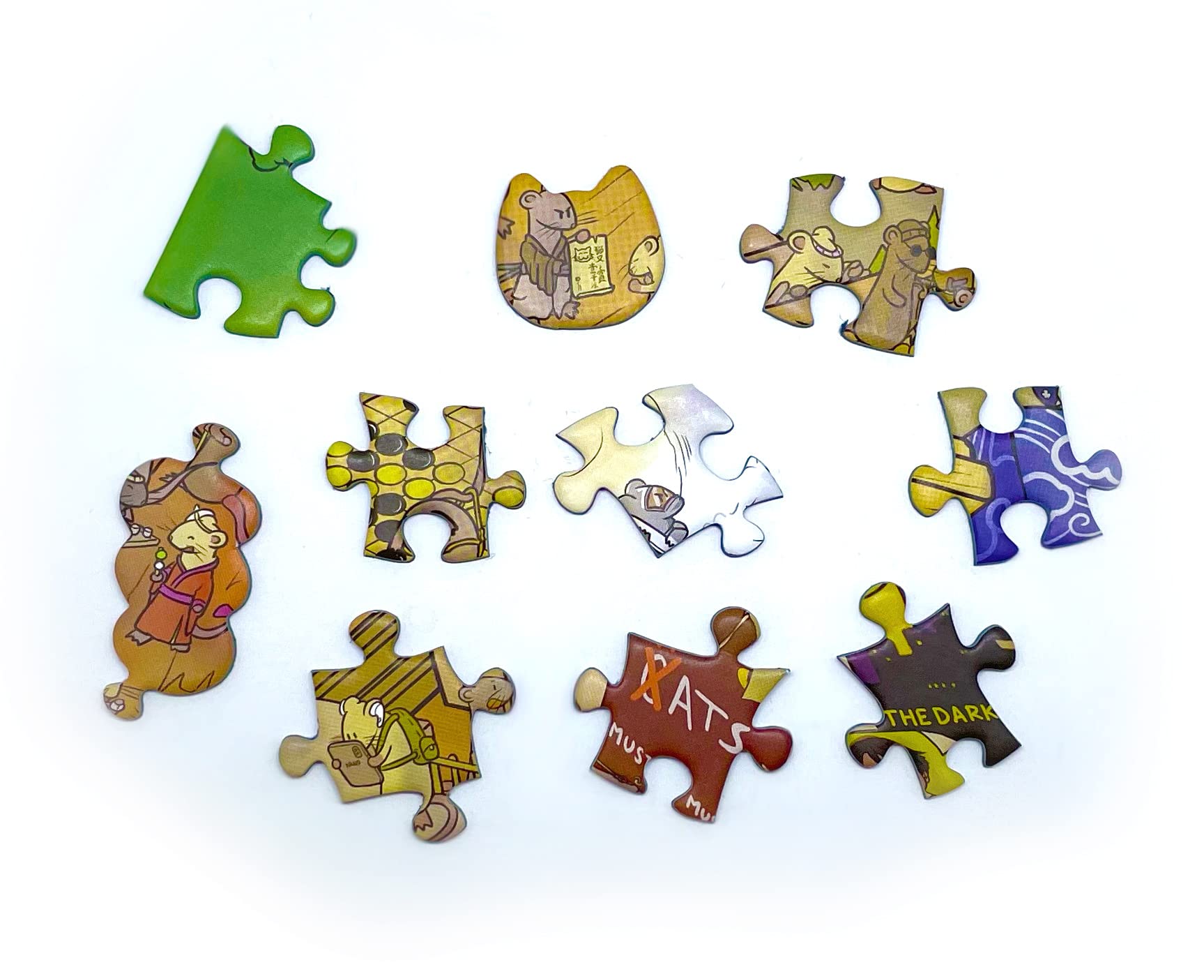 Magic Puzzle Company The Busy Bistro finished scene shows a magical twist