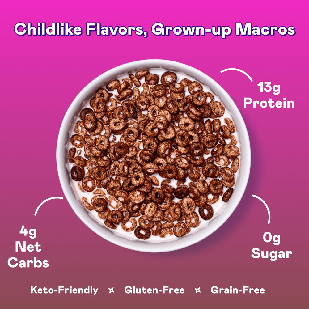Cocoa Magic Spoon cereal texture highlighting crunch and satisfying bite.