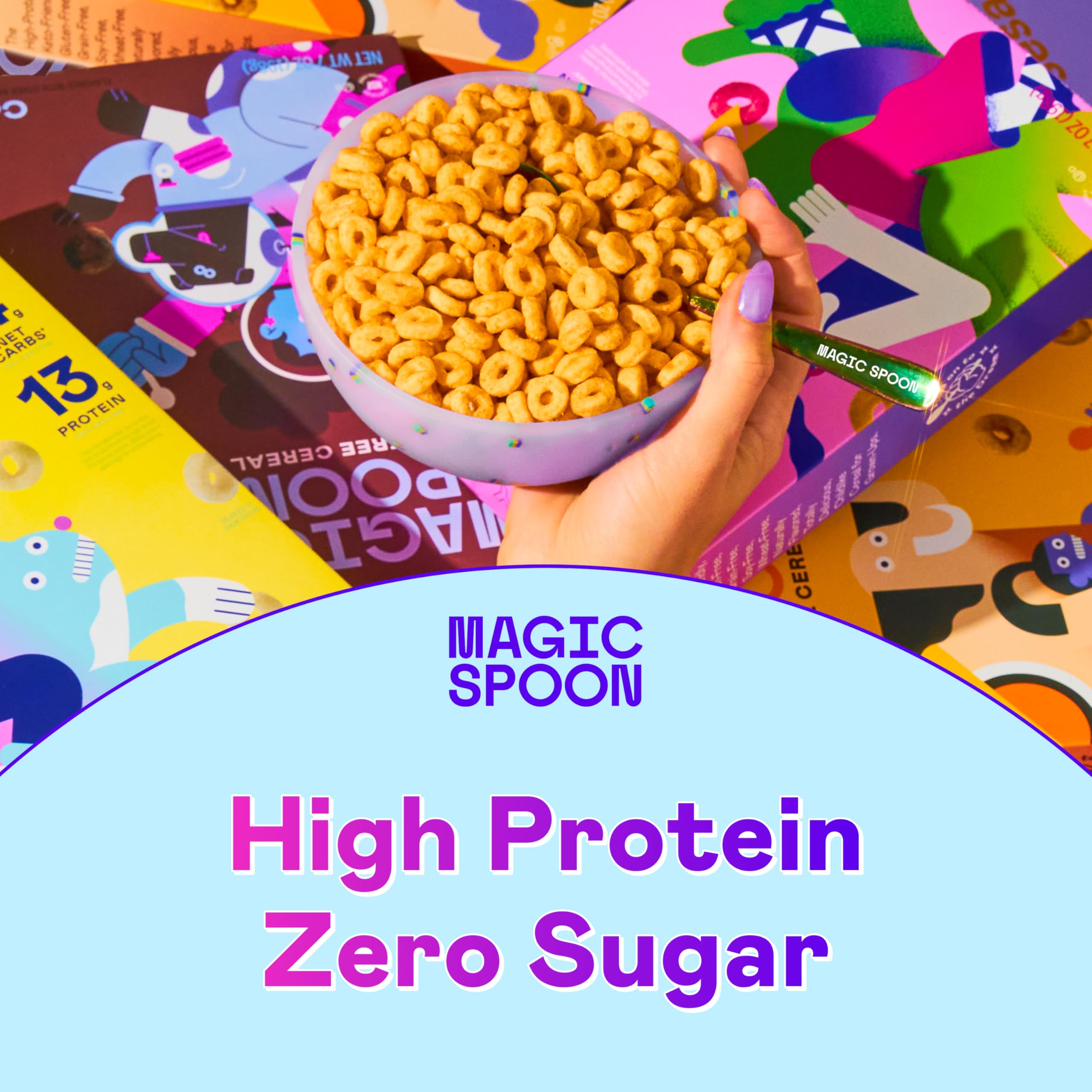 Magic Spoon Fruity kitchen setup inspiring a healthy morning routine