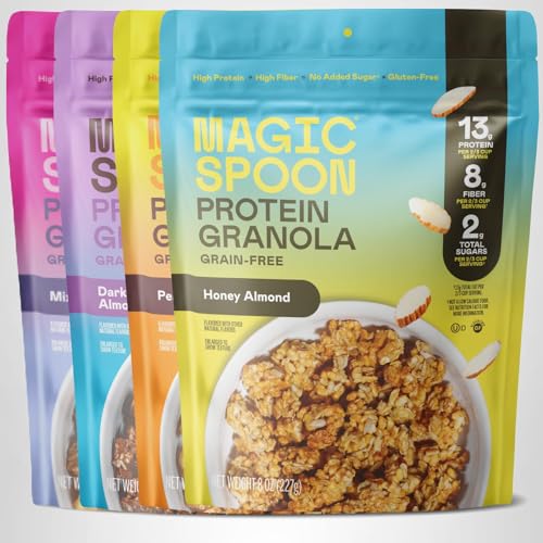 Magic Spoon granola brand logo for trusted protein granola