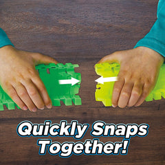 Magic Tracks easy-assembly setup lets kids build custom speedways quickly