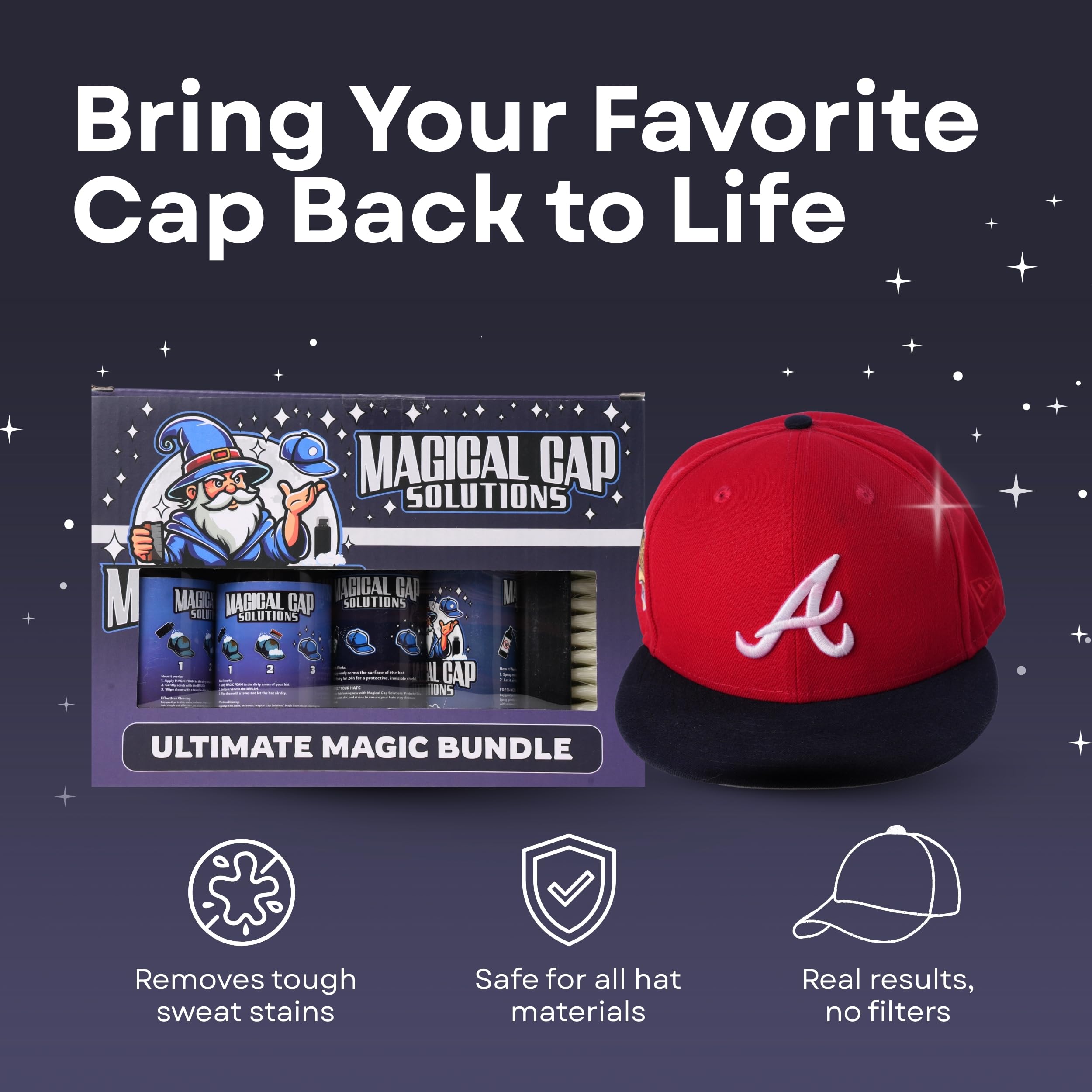 MAGICAL CAP SOLUTIONS fast-dry-hat-cleaning enables same-day wear after cleaning