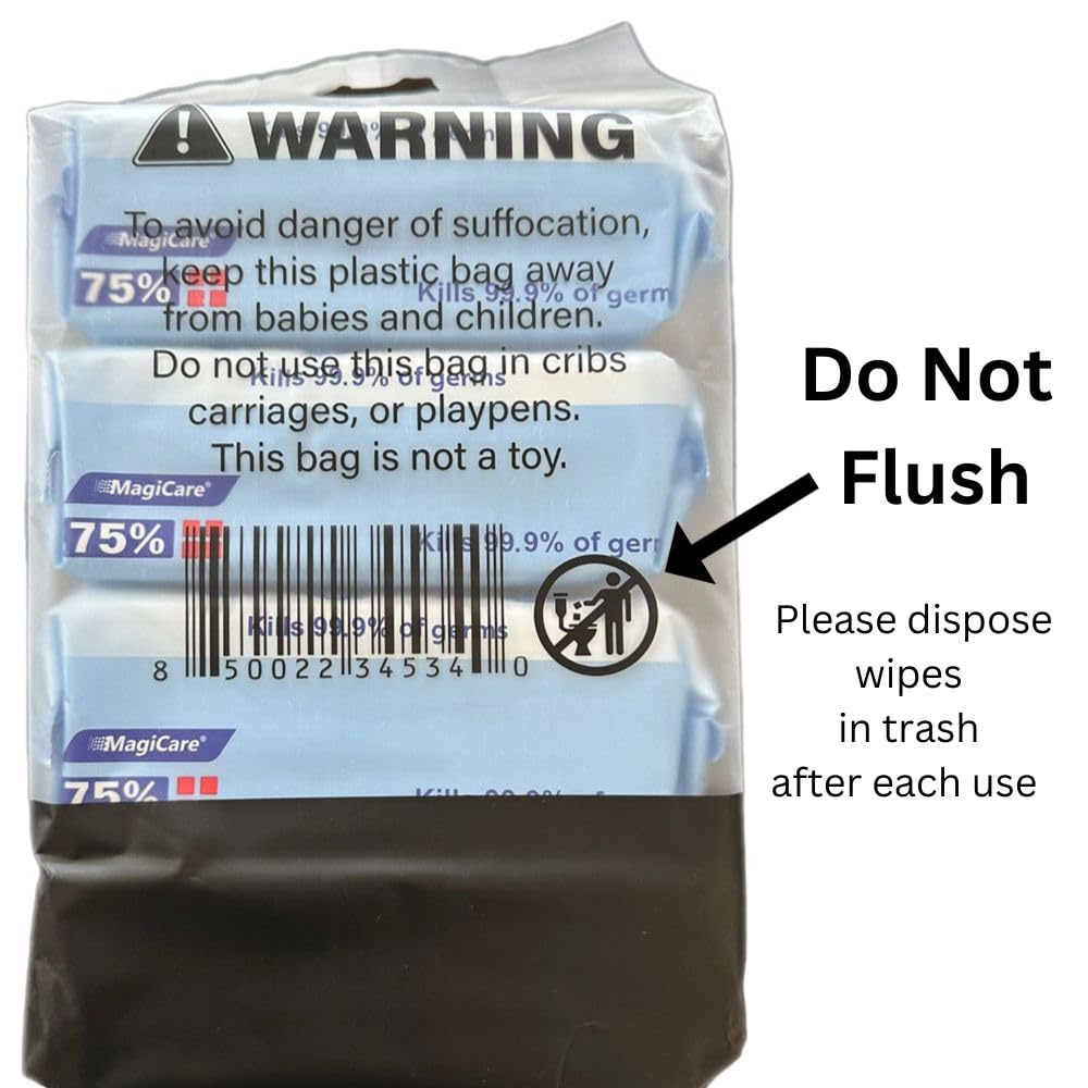 MagiCare wipes in car, home, and office for everyday sanitizing.