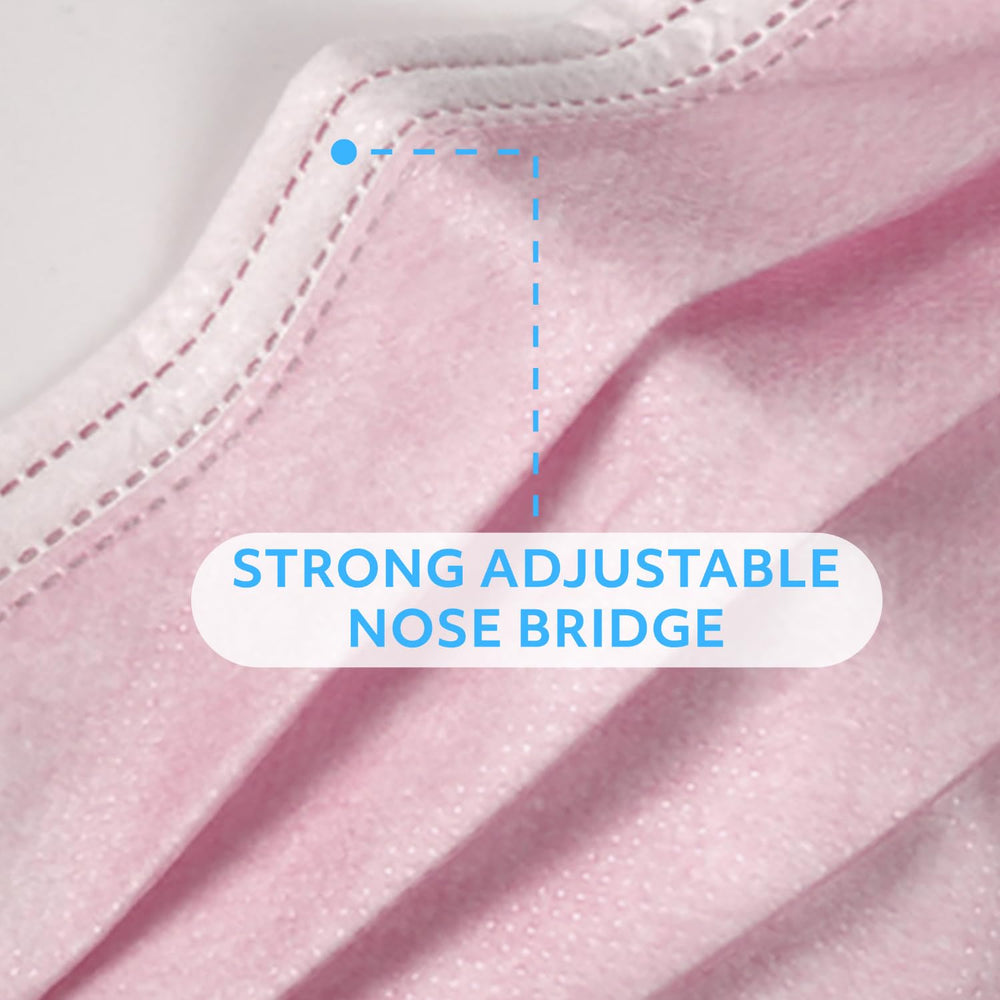 MAGICARE pink mask inner layer keeps skin cool and comfortable