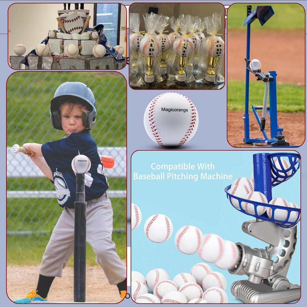 Beginner-friendly Magicorange foam baseball for training.