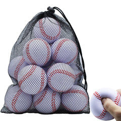 Magicorange foam baseballs 12-pack in white for safe practice.